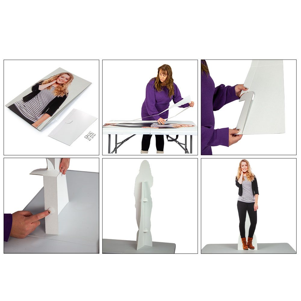 Rigid Cutout Standee – Custom Corporate Display