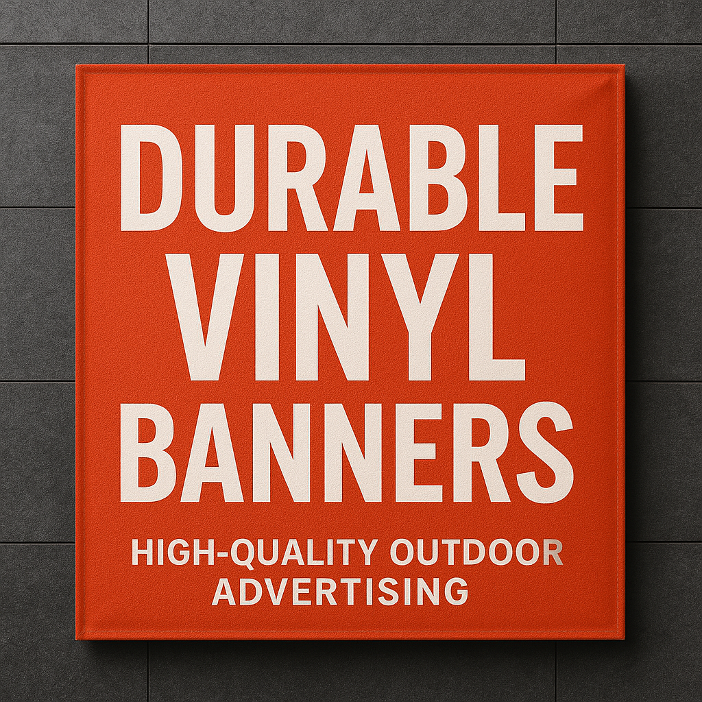Outdoor Vinyl Banner – Waterproof & UV Resistant