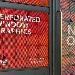 Perforated Window Vinyl – One-Way Vision
