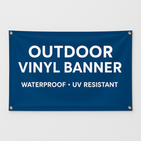 Outdoor Vinyl Banner – Waterproof & UV Resistant