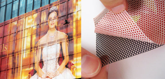 Perforated Window Vinyl – One-Way Vision