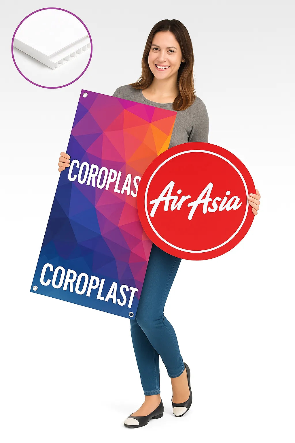 Rigid Cutout Standee – Custom Corporate Display
