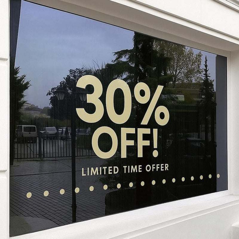 Storefront Decal – Custom Window Vinyl