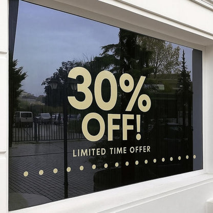 Storefront Decal – Custom Window Vinyl